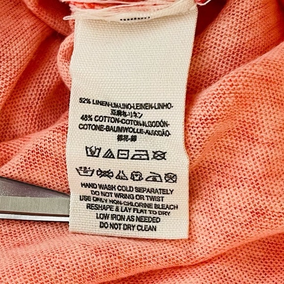 ✅SOLD-We The Free People | Burnout Split Back Crop Top Oversized Linen Blend - Picture 6 of 8